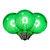 Vickerman XG40TU04-25 - G40 Transparent Green LED Replacement Bulb - 25 Pack