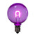 Vickerman XG40TU06-25 - G40 Transparent Purple LED Replacement Bulb - 25 Pack