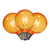 Vickerman XG50TU08-25 - G50 Transparent Amber LED Replacement Bulb - 25 Pack 