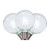 Vickerman XG50TU10-25 - G50 Transparent Pure White LED Replacement Bulb - 25 Pack 