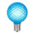 Vickerman XLEDG6L-25 - G50 Faceted Blue LED Replacement Bulb - 25 Pack 