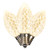 Vickerman XRETC901-25 - C9 Retro Faceted Warm White LED Replacement Bulb - 25 Pack