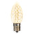Vickerman XRETC901T-25 - C9 Retro Faceted Warm White Twinkle LED Replacement Bulb - 25 Pack