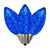Vickerman XRETC902-25 - C9 Retro Faceted Blue LED Replacement Bulb - 25 Pack
