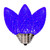 Vickerman XRETC902-25 - C9 Retro Faceted Blue LED Replacement Bulb - 25 Pack 