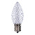Vickerman XRETC905T-25 - C9 Retro Faceted Cool White Twinkle LED Replacement Bulb - 25 Pack 