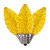 Vickerman XRETC907-25 - C9 Retro Faceted Yellow LED Replacement Bulb - 25 Pack