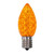 Vickerman XRETC908T-25 - C9 Retro Faceted Orange Twinkle LED Replacement Bulb - 25 Pack 