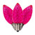 Vickerman XRETC909T-25 - C9 Retro Faceted Pink Twinkle LED Replacement Bulb - 25 Pack