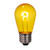 Vickerman XS14TU07-10 - S14 Transparent Yellow LED Replacement Bulb - 10 Pack 