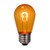 Vickerman XS14TU08-10 - S14 Transparent Amber LED Replacement Bulb - 10 Pack 