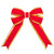 Vickerman L230436 - 3 ft Red-Gold Canvas Outdoor Bow