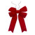 Vickerman L231324LED - 2 ft Red Velvet Outdoor Bow 
