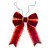 Vickerman L231418LED - 18 inch Red-Gold Velvet Outdoor Bow
