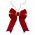 Vickerman L231418LED - 18 inch Red-Gold Velvet Outdoor Bow