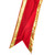 Vickerman L231436LED - 3 ft Red-Gold Velvet Outdoor Bow 