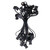 Vickerman V24SPT1-25K - 25 ft Black C9 Socket Stringer with 25 Magnetic Sockets - SPT1 
