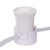Vickerman V24SPT1-25W - 25 ft White C9 Socket Stringer with 25 Magnetic Sockets - SPT1