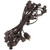 Vickerman VC7SPT1-12B25 - 25 ft Brown C7 Socket Stringer with 25 Sockets - SPT1