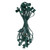 Vickerman VC7SPT1-12G25 - 25 ft Green C7 Socket Stringer with 25 Sockets - SPT1