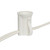 Vickerman VC7SPT1-12W50 - 50 ft White C7 Socket Stringer with 50 Sockets - SPT1