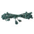 Vickerman VC7SPT2-12G25 - 25 ft Green C7 Socket Stringer with 25 Sockets - SPT2