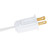 Vickerman VC9SPT1-12W50 - 50 ft White C9 Socket Stringer with 50 Sockets - SPT1