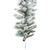 Vickerman A895215LED - 9 ft White Flocked Utica Fir Christmas Garland - Warm White LED