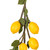 Vickerman FK171701 - 5 ft Green/Yellow Lemon Christmas Garland - Unlit 