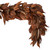 Vickerman FT240172 - 6 ft Brown Magnolia Leaf Christmas Garland - Unlit 
