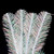 Vickerman G235714 - 9 ft White Iridescent Christmas Garland - Unlit