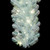 Vickerman G235715LED - 9 ft White Iridescent Christmas Garland - Pure White LED