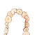 Vickerman H1APG000 - 10 ft Cream Apple Christmas Garland - Unlit