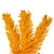 Vickerman K237214 - 9 ft Yellow Flocked Christmas Garland - Unlit