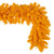Vickerman K237214 - 9 ft Yellow Flocked Christmas Garland - Unlit 