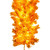Vickerman K237215LED - 9 ft Yellow Flocked Christmas Garland - Yellow LED