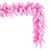 Vickerman K255312 - 9 ft White/Pink Flocked Fir Christmas Garland - Unlit 