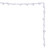 Vickerman MC253872 - 6 ft Clear Ice Cube Christmas Garland - Unlit 