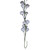Vickerman N250107 - 6 ft Silver Ball Matte Shin Pearl Christmas Garland - Unlit