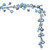 Vickerman N250132 - 6 ft Baby Blue Mt Shn Pearl Ball Christmas Garland - Unlit 