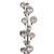 Vickerman N250143 - 6 ft Oat Matte Shiny Pearl Ball Christmas Garland - Unlit