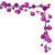 Vickerman N250159 - 6 ft Hot Pink Matte Shn Pearl Ball Christmas Garland - Unlit