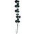 Vickerman N250174 - 6 ft Midnight Green Matte Sh Pearl Christmas Garland - Unlit
