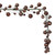 Vickerman N250176 - 6 ft Mocha Matte Shiny Pearl Ball Christmas Garland - Unlit 