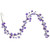 Vickerman N250186 - 6 ft Lavender Matte Shn Pearl Ball Christmas Garland - Unlit