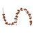 Vickerman N250188 - 6 ft Copper Matte Shiny Pearl Ball Christmas Garland - Unlit