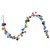Vickerman N250194 - 6 ft Multicolor Mt Sh Pearl Ball Christmas Garland - Unlit 
