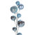 Vickerman N250332 - 10 ft Baby Blue Mt Sh Pearl Ball Christmas Garland - Unlit