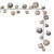 Vickerman N250343 - 10 ft Oat Matte Shiny Pearl Ball Christmas Garland - Unlit