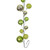 Vickerman N250354 - 10 ft Celadon Matte Shn Pearl Ball Christmas Garland - Unlit